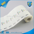 Non transfer white tamper proof VOID security seal sticker